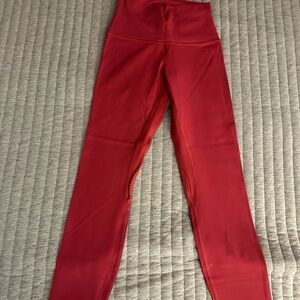 Lululemon vintage rose Leggings 25 align